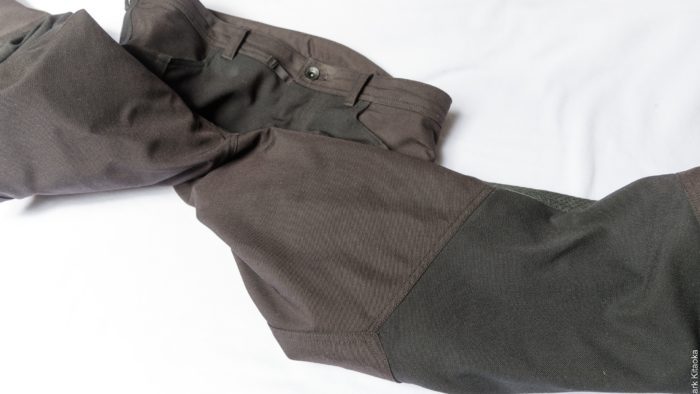 Closeup of extra padded material in the crotch area Closeup of extra padded material in the crotch area