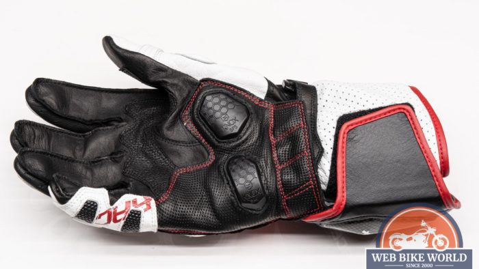 Underside view of the Hi Per glove Underside view of the Hi Per glove