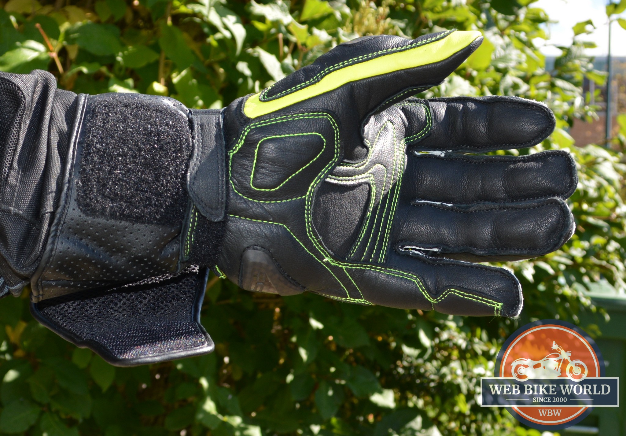 Palm view of the Quantum 2 gloves