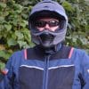 Simon Bertram - one of our content writers - wearing the Scorpion EXO HX1 Helmet
