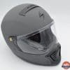 The Scorpion EXO HX1 Helmet; What looks like a big wide top vent is actually just a shaped piece that pushes air towards a tiny intake vent, which is controlled by the slider on top (Bertram)