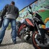 Scorpion Covert Pro Jeans, Scorpion EXO-ST1400 Carbon Caffeine Helmet, 2016 KTM Super Duke GT