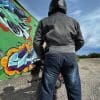 Rear view of the Scorpion Covert Pro jeans