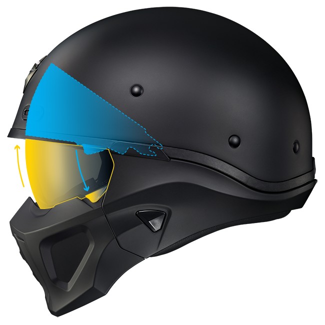 Scorpion Covert X Solid - Visor action