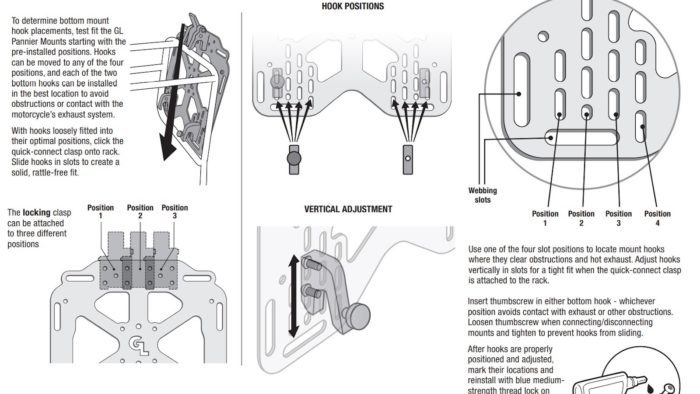 Instruction manual on the prefitting of the Pannier mounts