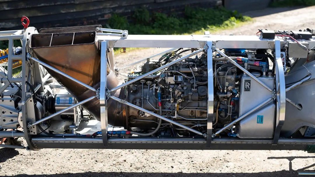 A view of the 52 Express - a streamliner set to break the 400km/h land speed record in either the end of this year or the spring of next year