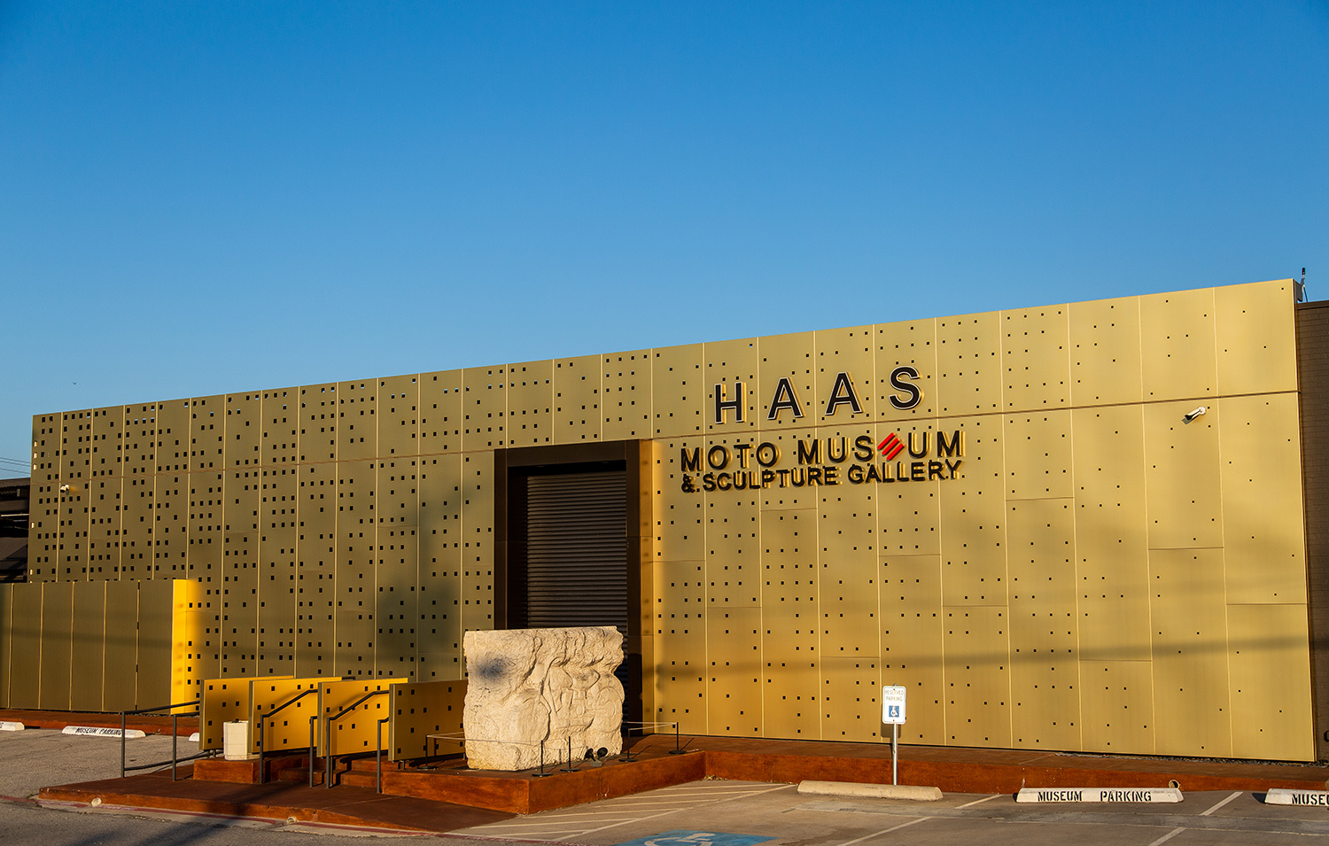 A view of the Haas Moto Museum