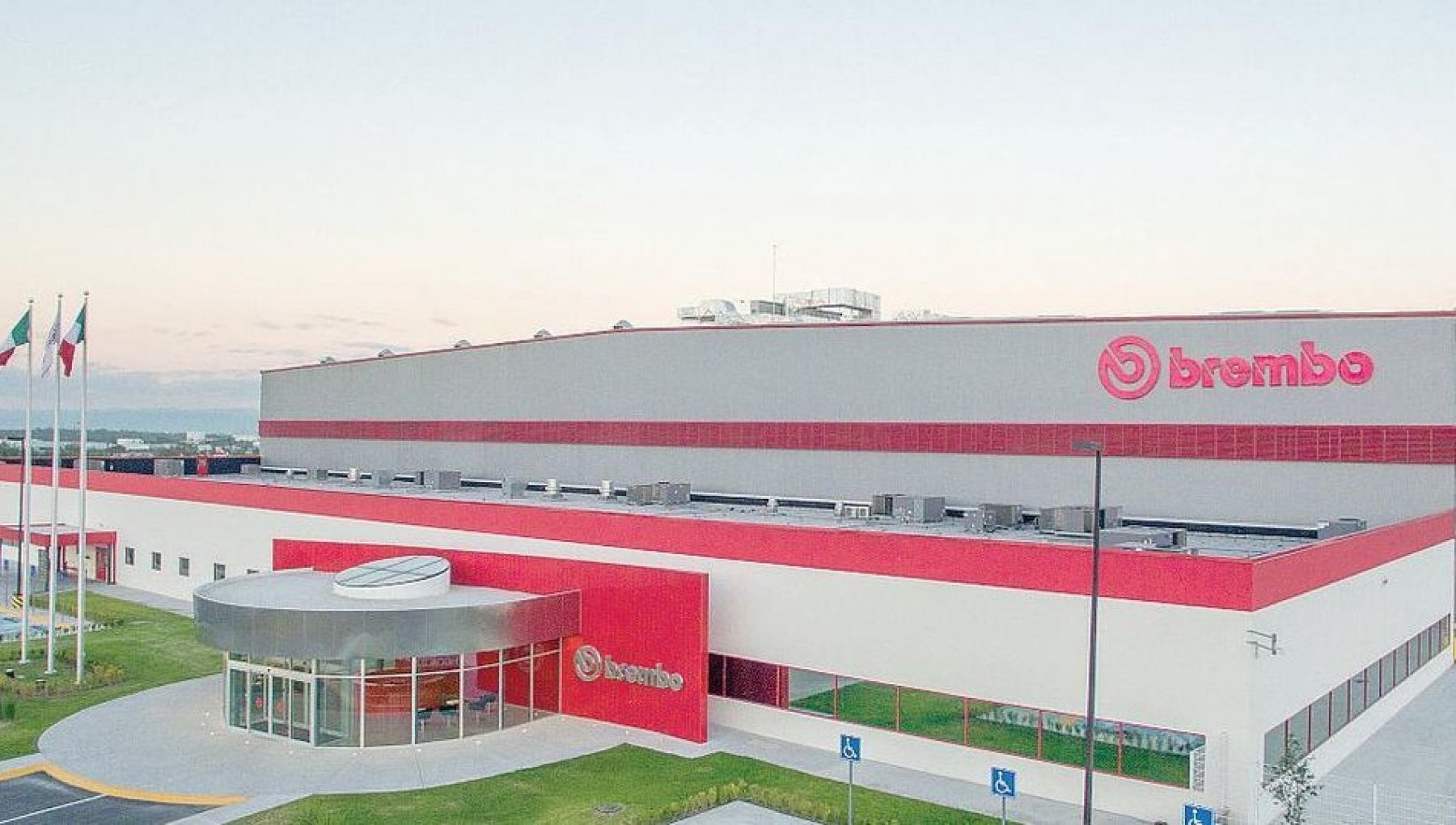 A view the manufacturing plant owned by Brembo