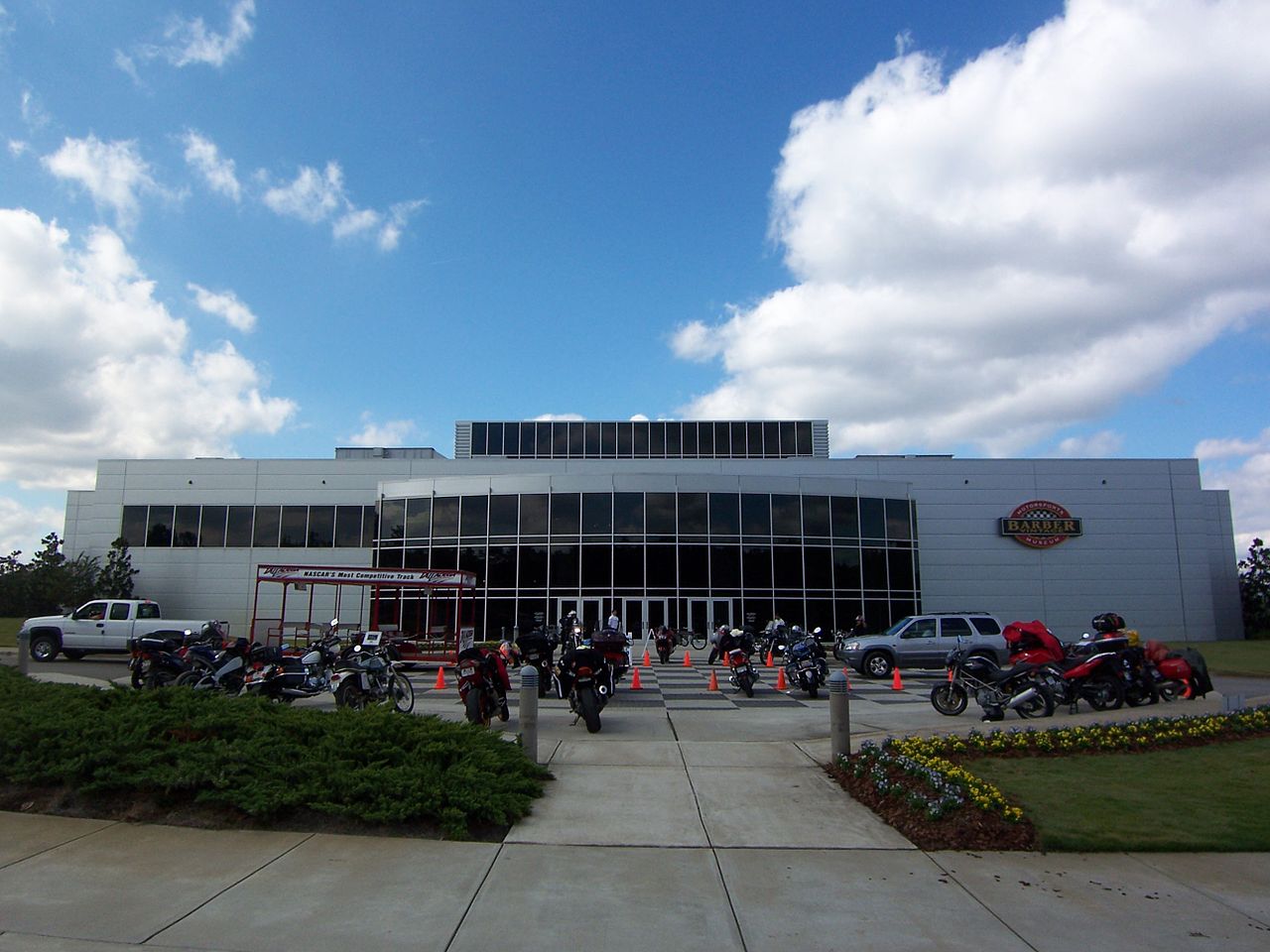 A view of the Barber Vintage Motorcycle Museum