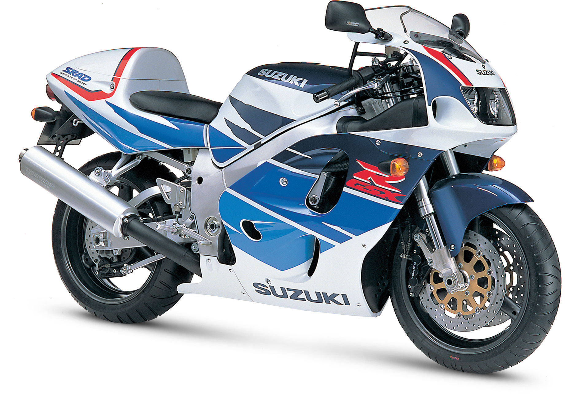 A view of the 1996 Suzuki GSX-R750