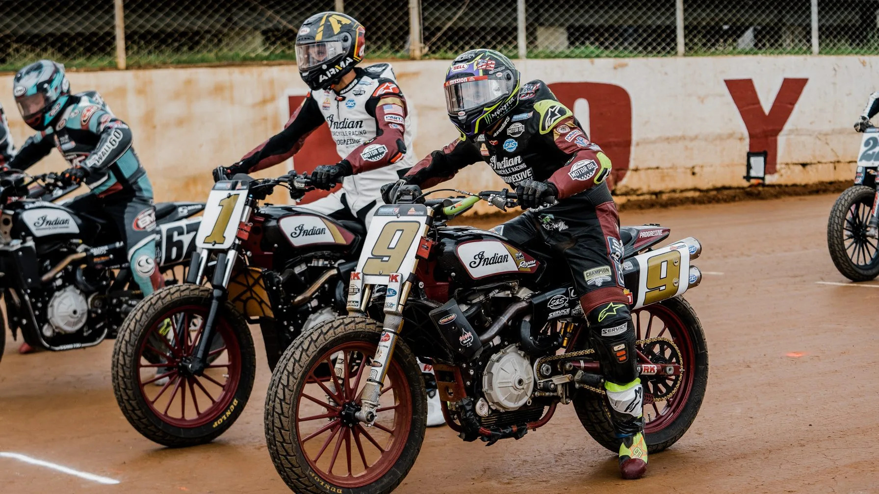 A view of Jared Mees and Briar Bauman ready to battle for the AFT trophy