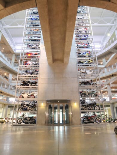 A view of the Barber Vintage Motorcycle Museum