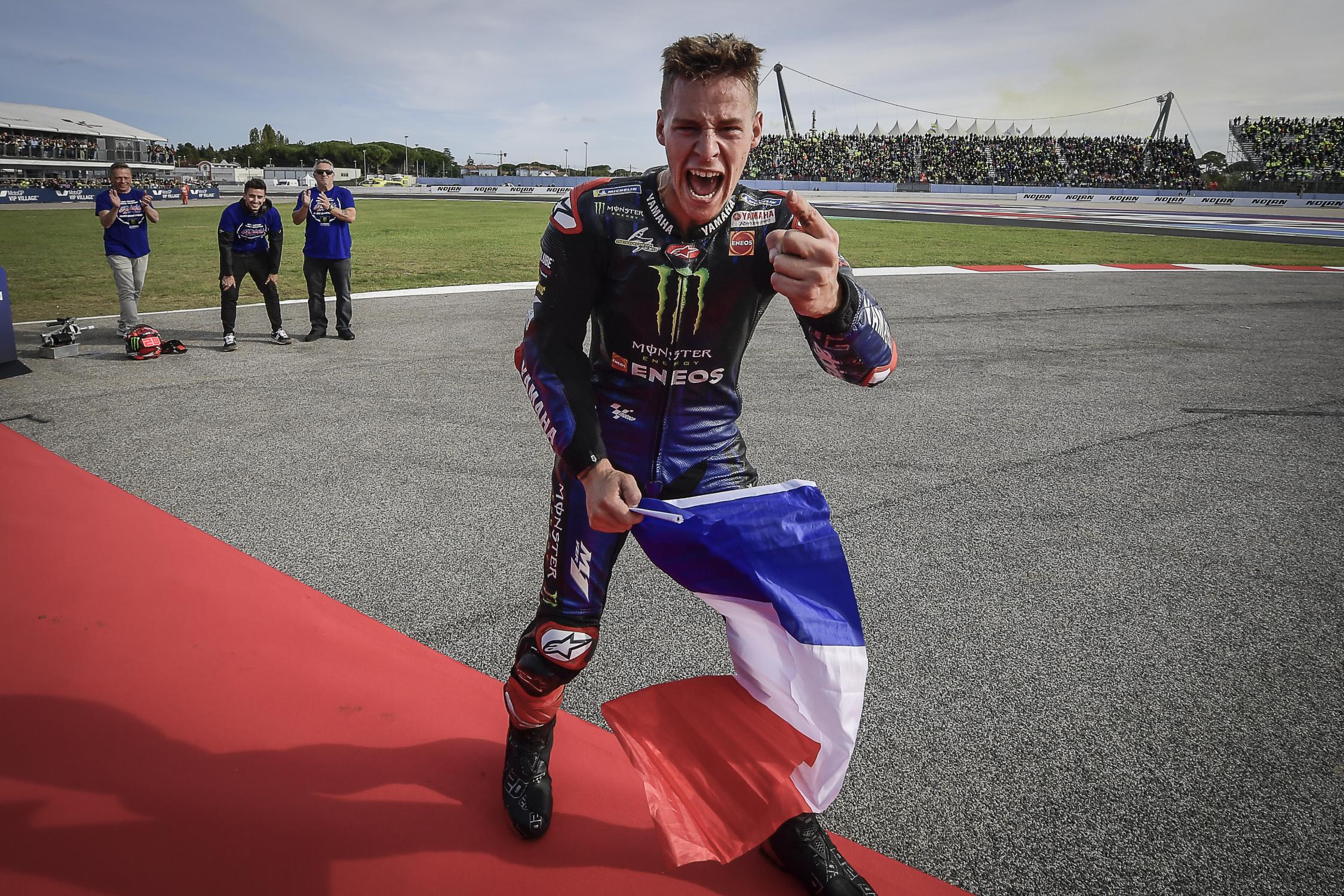 Fabio Quartararo, winner of the 2021 MotoGP Championship