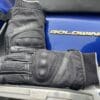 A view of the Rev'it Kryptonite 2 GTX Gloves against a 2001 Honda Goldwing