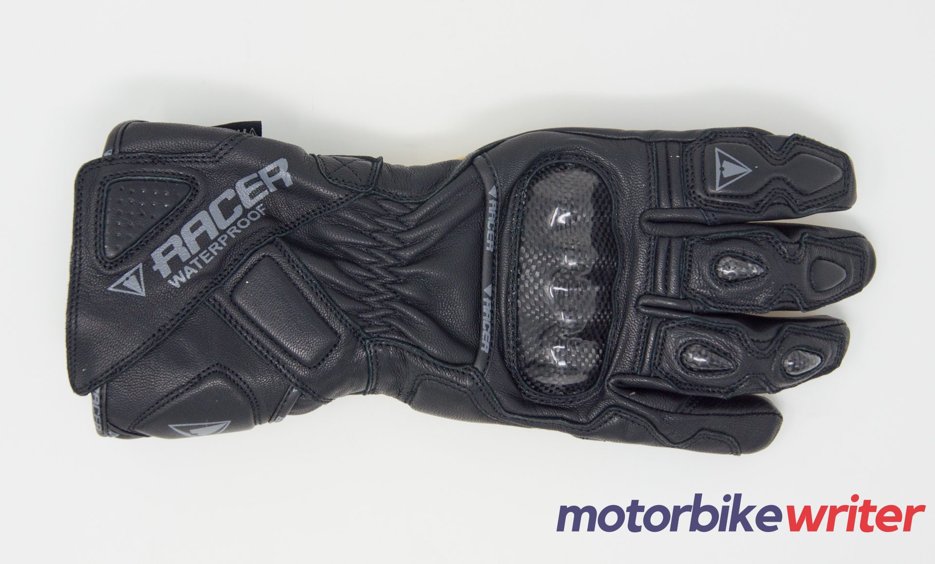 Back of Racer Multitop 2 Waterproof Gloves on white background