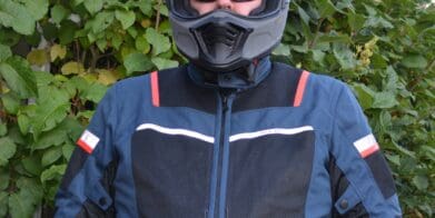 A frontal view of the Rev’It! Tornado 3 Mesh Jacket