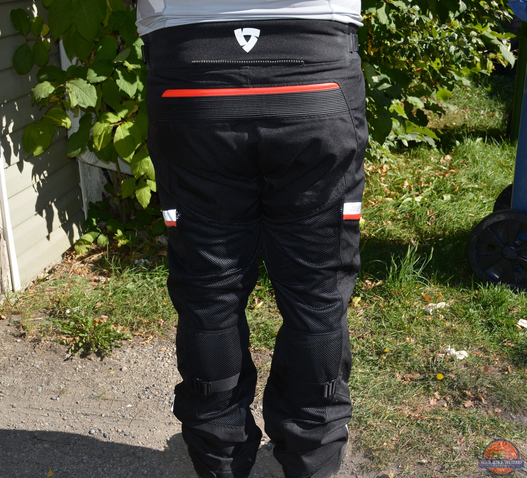 A view of the back of the REV'IT! Tornado 3 Mesh Pants