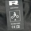 Close-up of label showing CE certification for Richa Airstorm WP Jacket