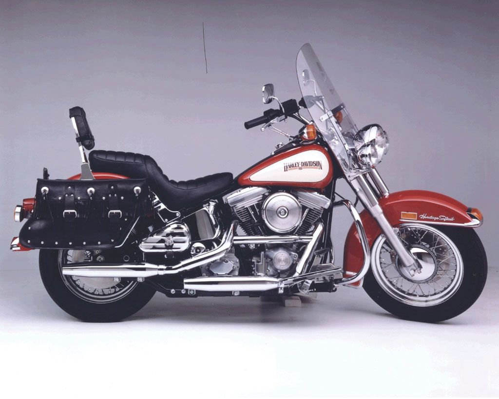 A side view of the 1980 Harley-Davidson Softail
