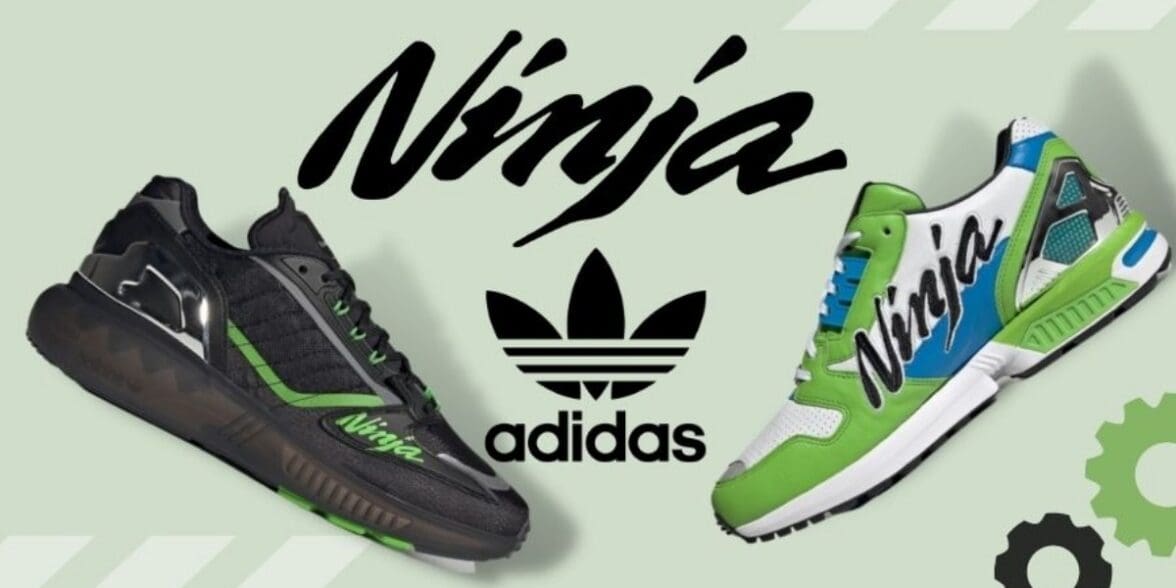 A sneak peek of the new Ninja Collection from the Adidas X Kawasaki Collaboration