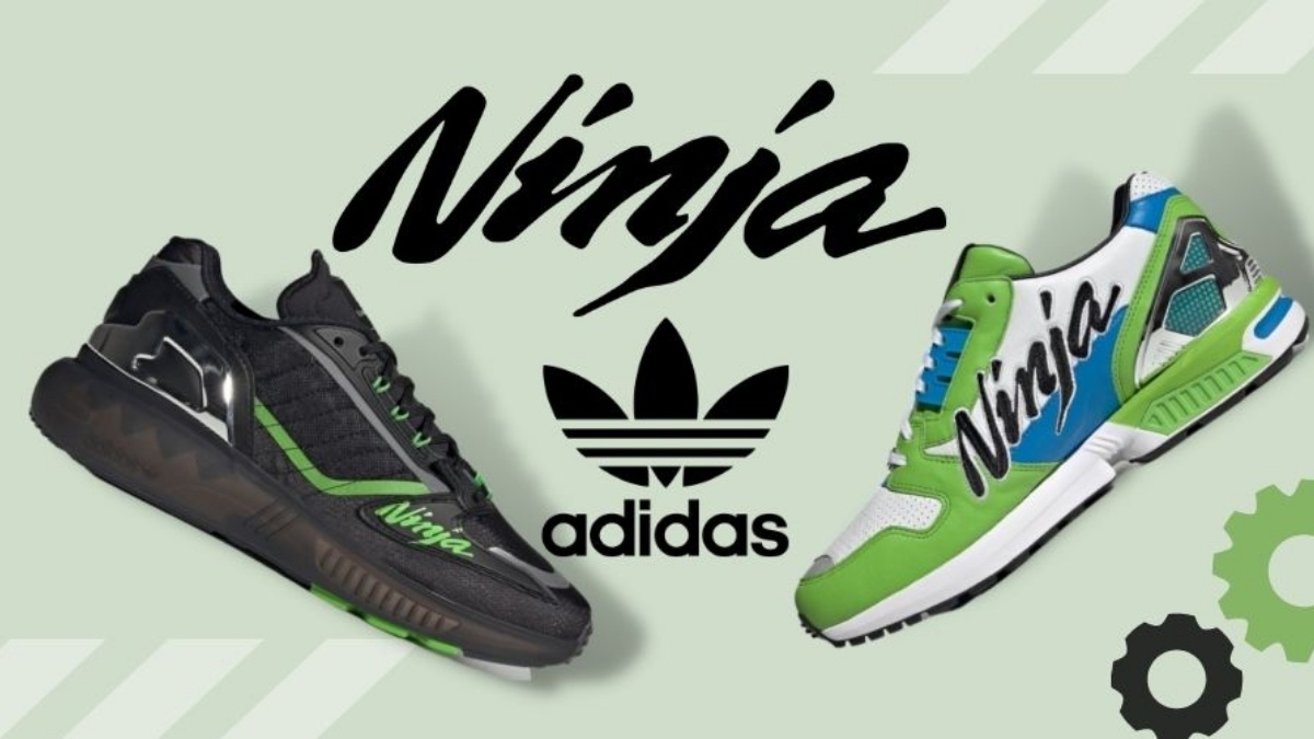 Skulptur tåbelig fotografering Adidas Goes Green With New Kawasaki Ninja-Themed Shoe Collection -  webBikeWorld