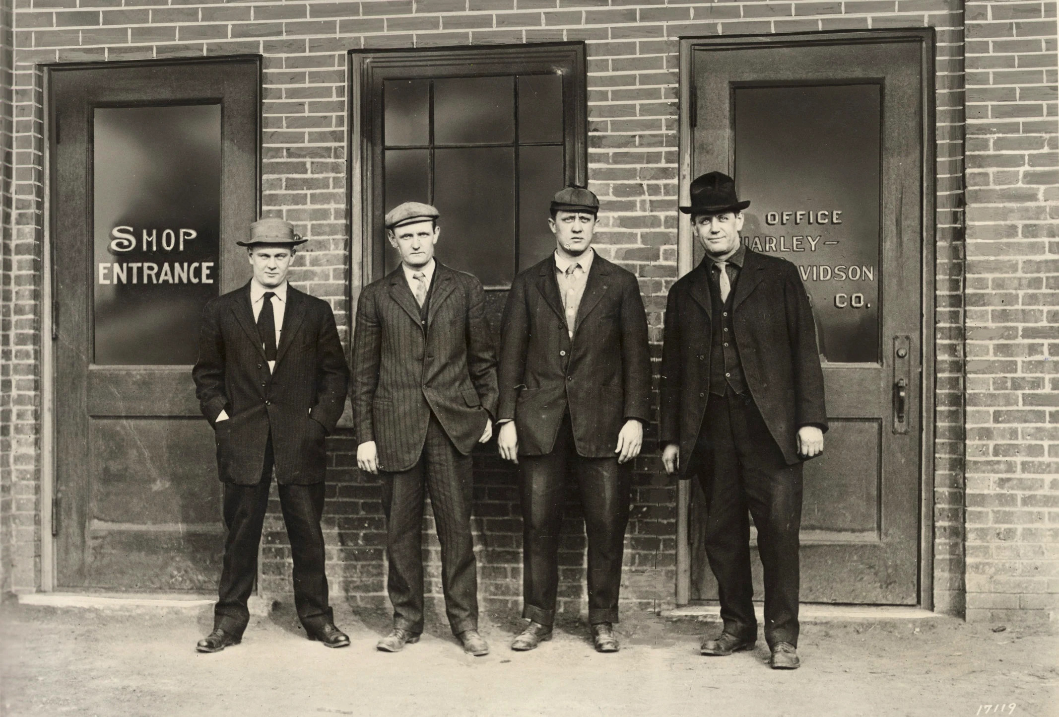 Co-founders of the American brand Harley Davidson