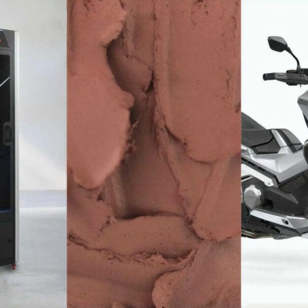 A view of 3D-printed elements in relation to the Powersports industry