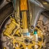 A view of the logo from Brembo brakes