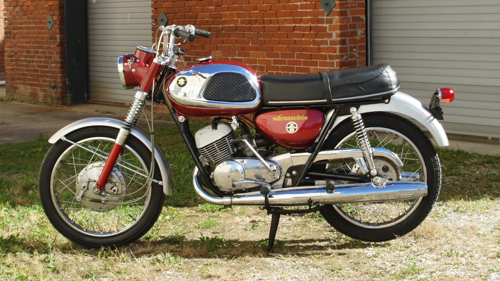 A 1967 X6 Hustler 250cc two-stroke Twin streetbike