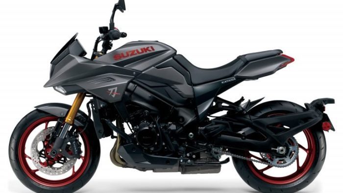 Suzuki Katana 2022: side view Suzuki Katana 2022: side view