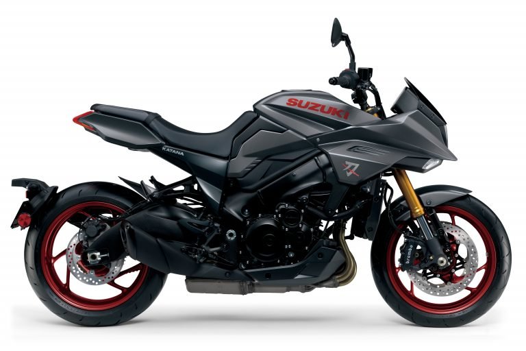 Suzuki Katana 2022: side view Suzuki Katana 2022: side view