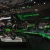 The Kawasaki stand at 2021 EICMA