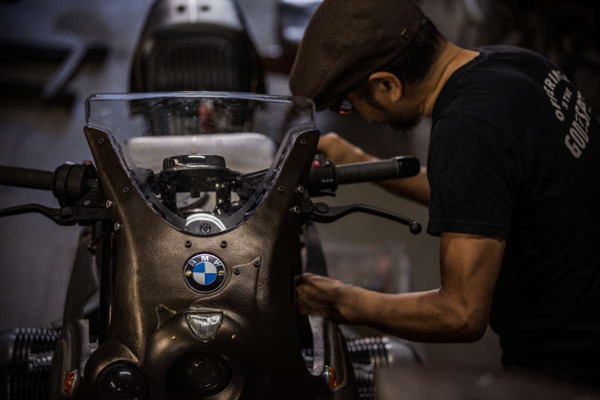 "The Wal" - a BMW Motorrad R 18 hand-built by artist and customizer, Shinya Kimura for BMW's SoulFuel series. This is the third bike in that series.