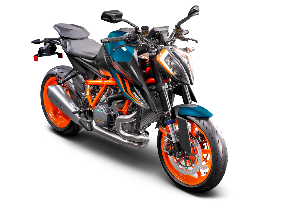 A view of the all-new 2022 KTM Super Duke R EVO