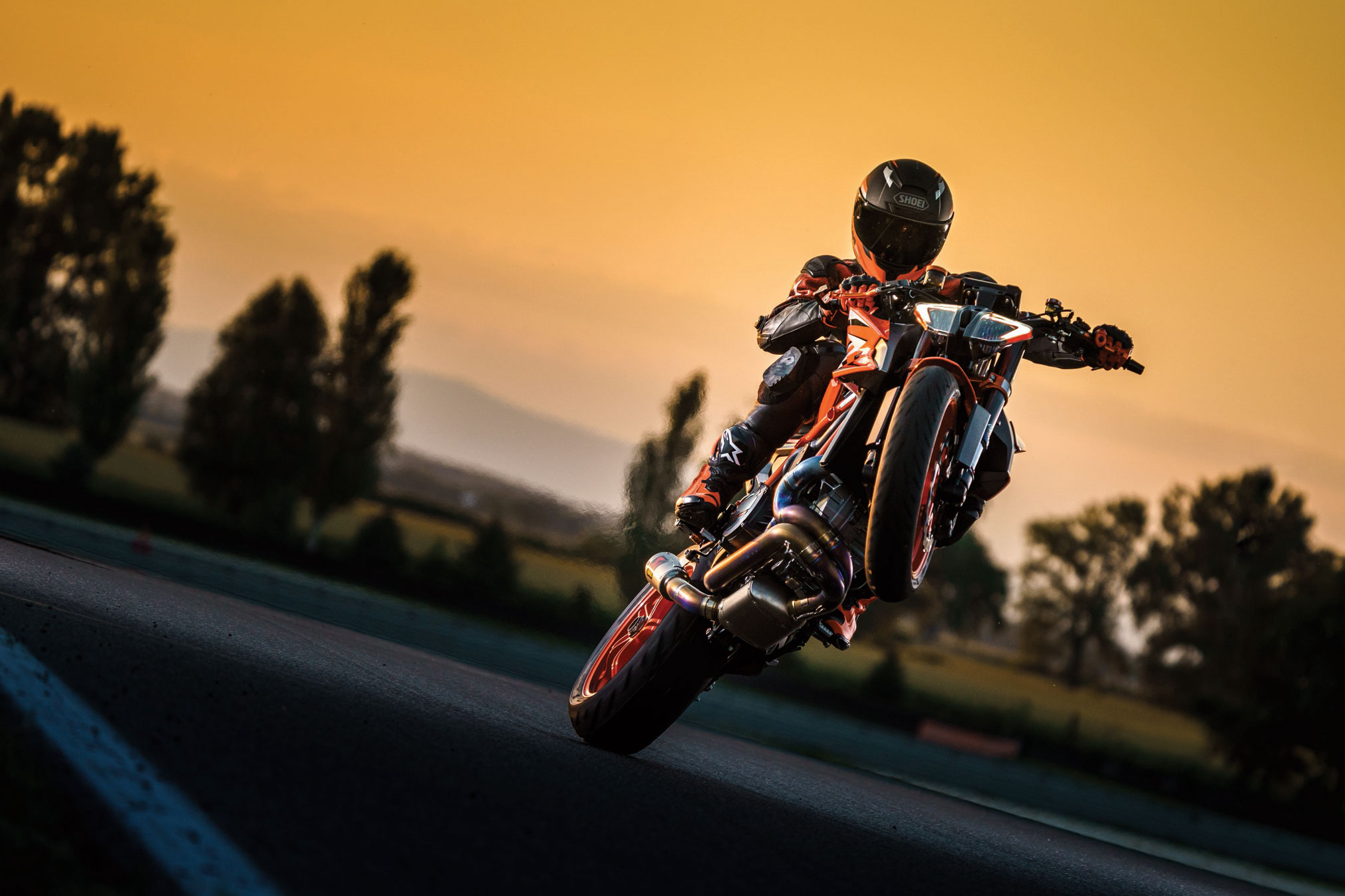 A view of the all-new 2022 KTM Super Duke R EVO