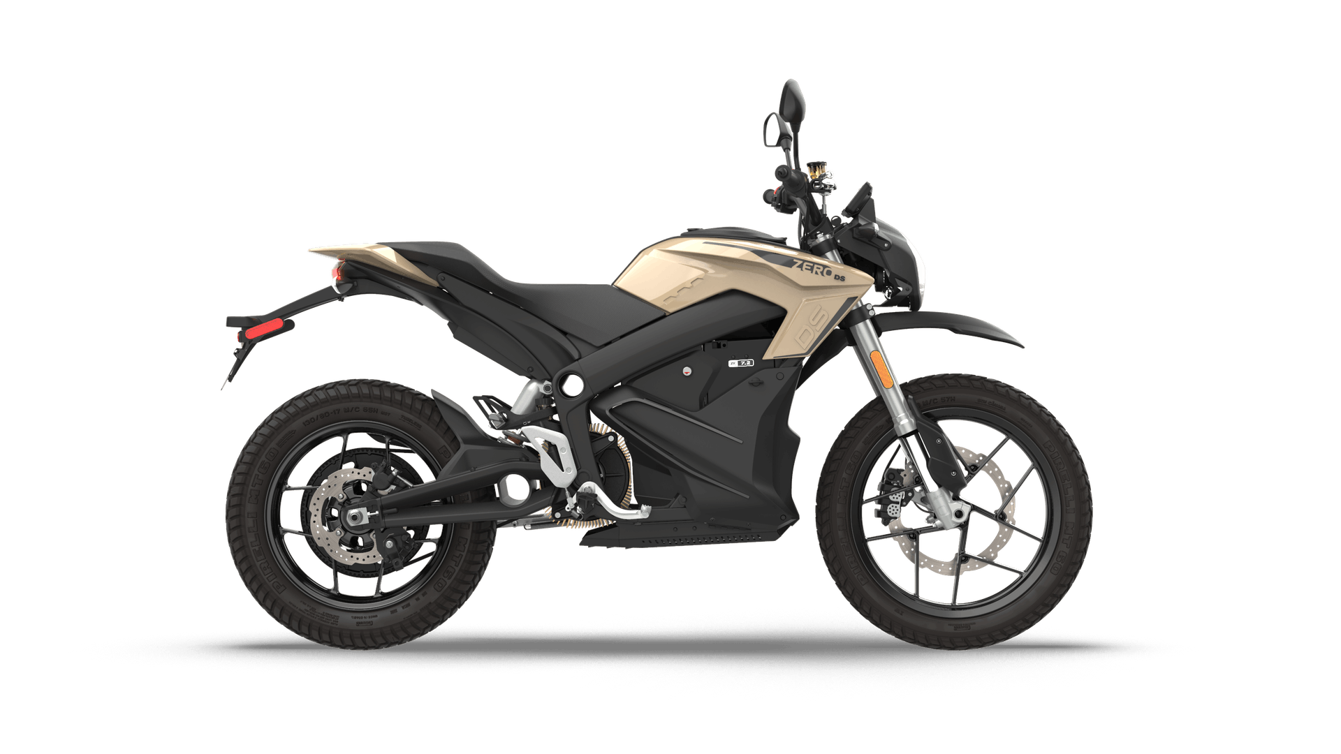 2022 Zero DS electric motorcycle on white background