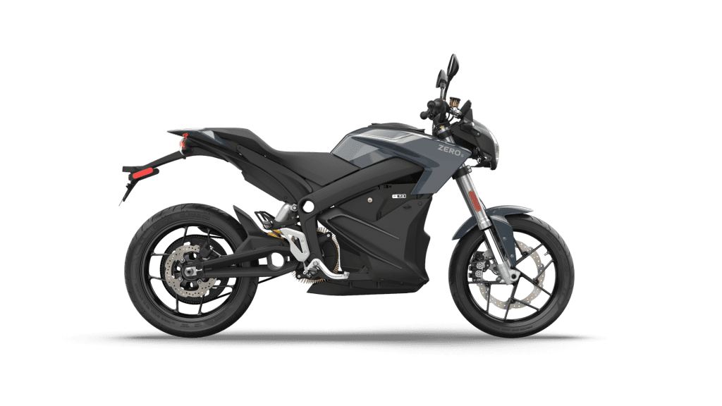 2022 Zero S electric motorcycle on white background