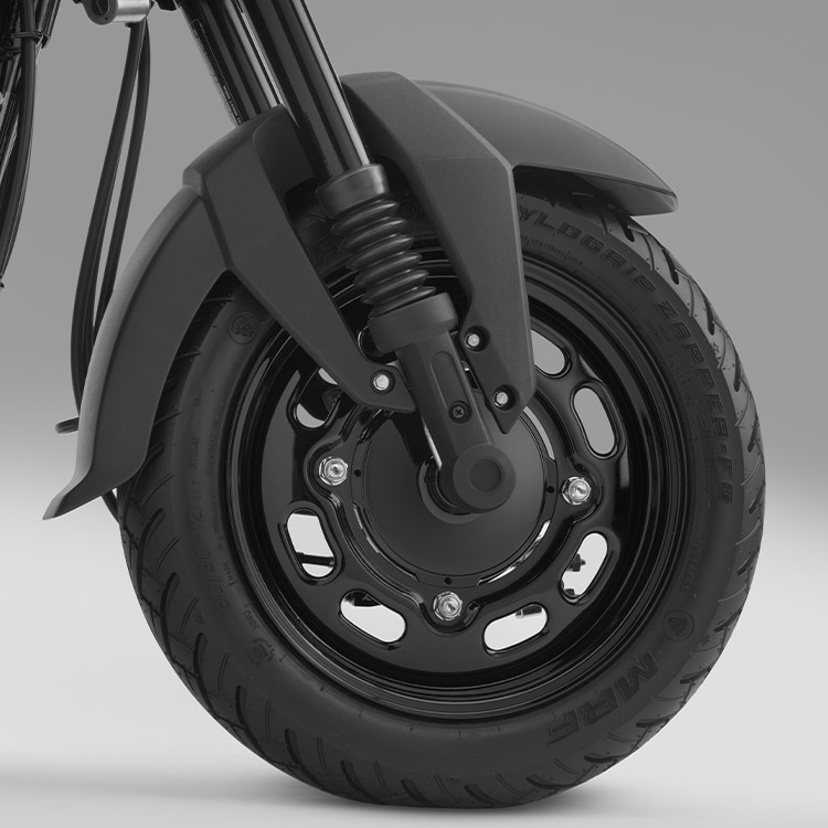 A side view of the wheel on the all-new 2022 Honda Navi