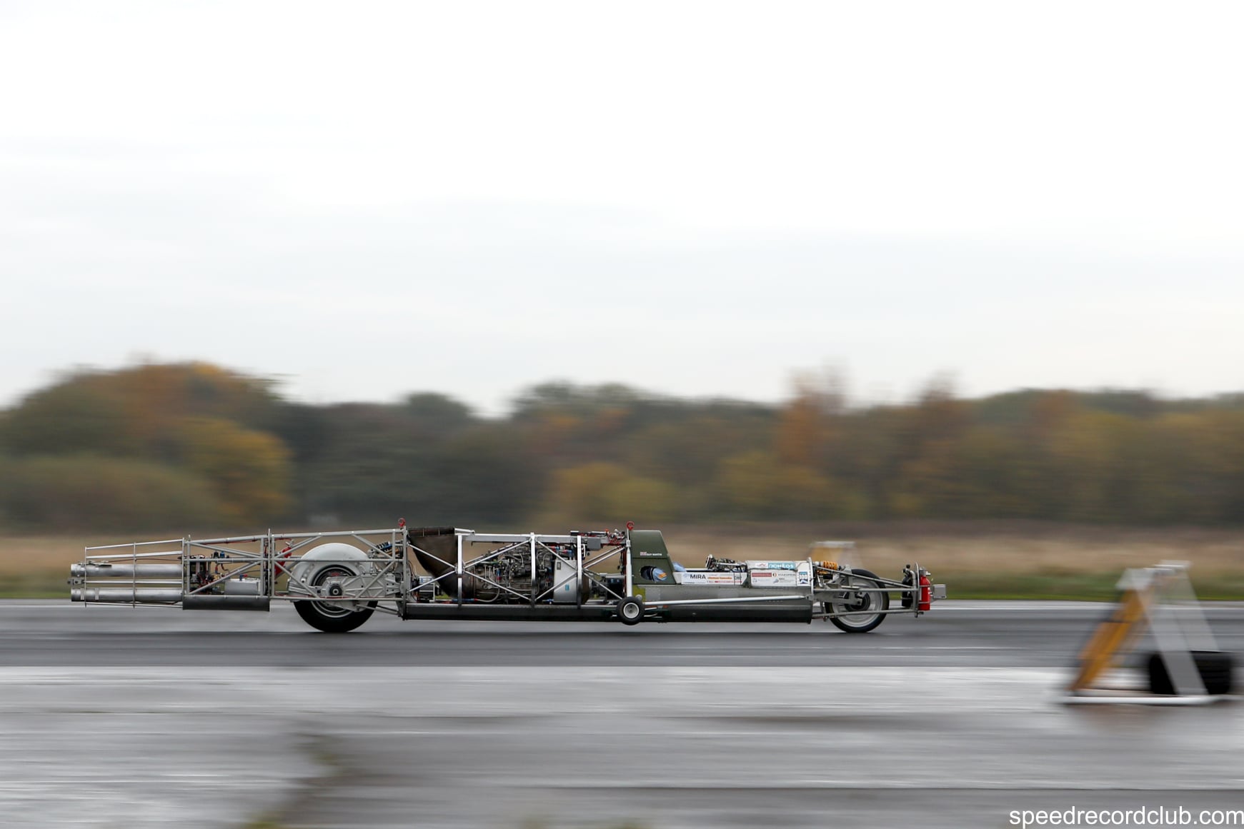 Guy Martin with the 52 Express - a 30-foot streamliner with the 50-year old turbine engine of a Rolls Royce Gem helicopter - attempting to break the World Land Speed Record for January 2023, in Bolivia. Media: Second round of test runs complete