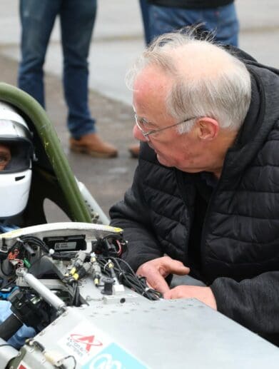 Guy Martin with the 52 Express - a 30-foot streamliner with the 50-year old turbine engine of a Rolls Royce Gem helicopter - attempting to break the World Land Speed Record for January 2023, in Bolivia. Media: Second round of test runs complete