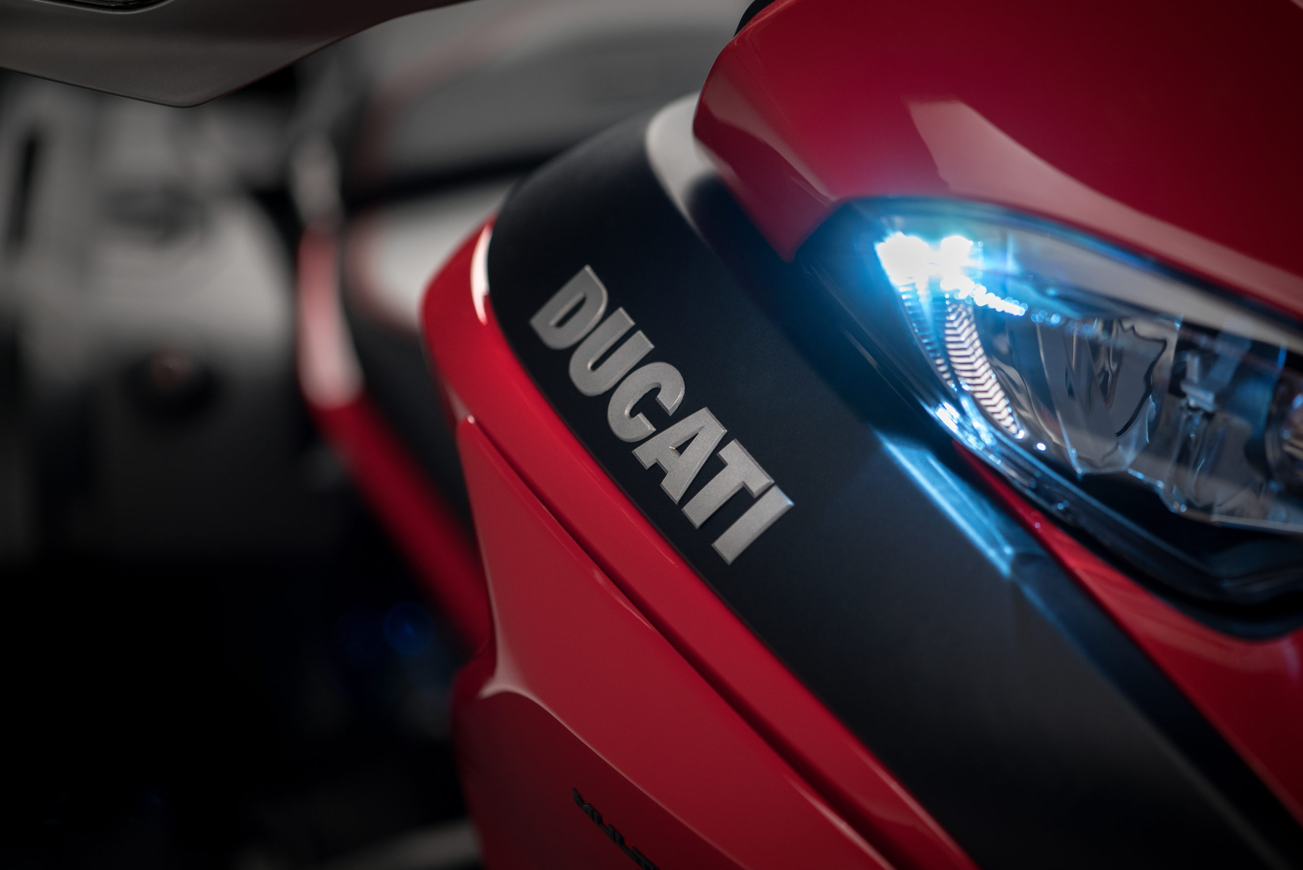 A sneak peek of a ducati motorcycle