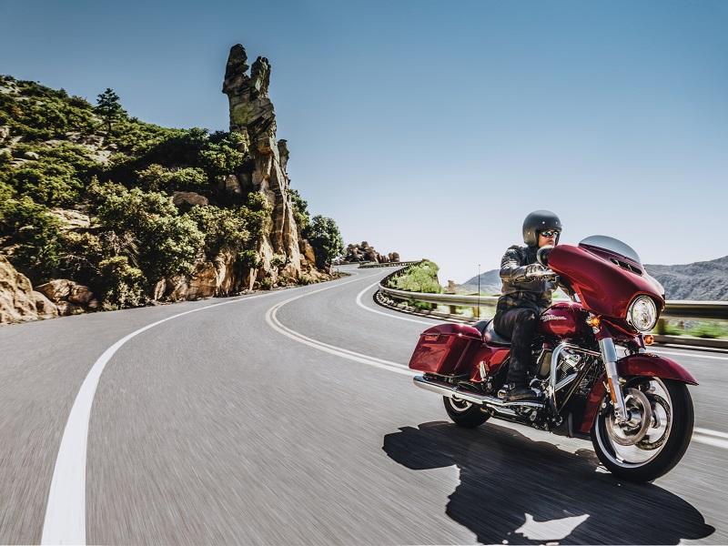 Harley-Davidson riders enjoying a cruise