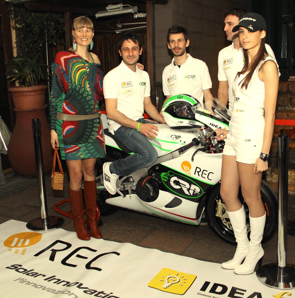 Energica CEO Livia Cevolini when she was a part of CRP Group