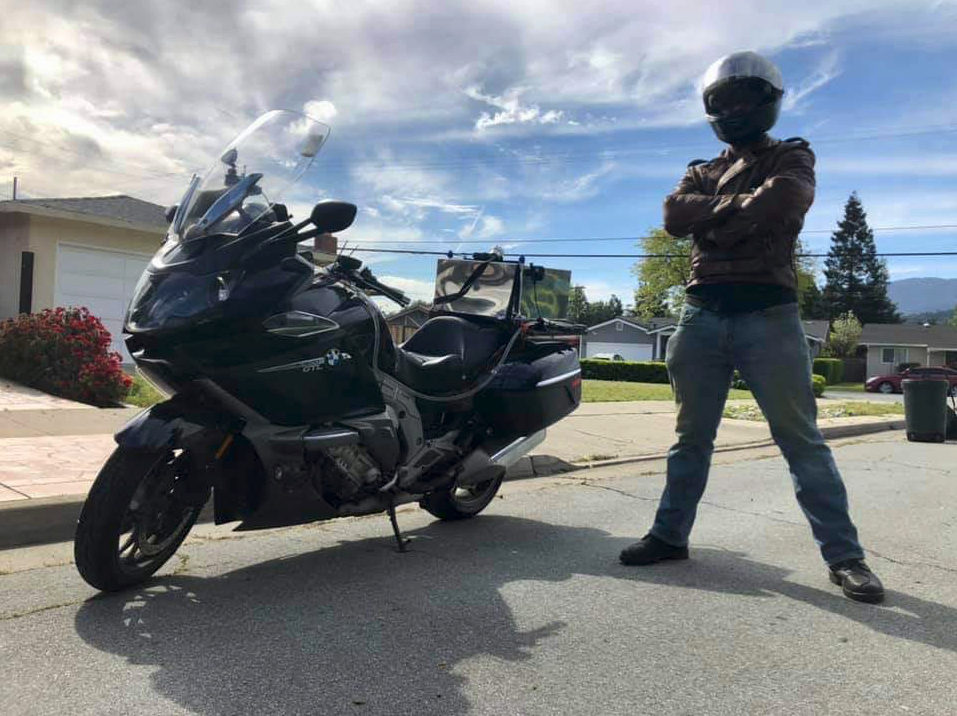 Calvin Cote, previous record holder for a motorcyclist at the Cannonball Dash