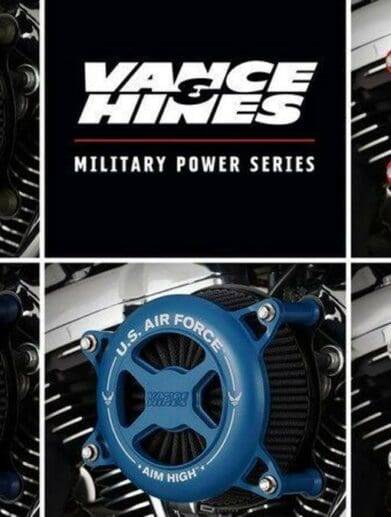 Vance & Hines Air Intakes from their VO2 Military Power Series