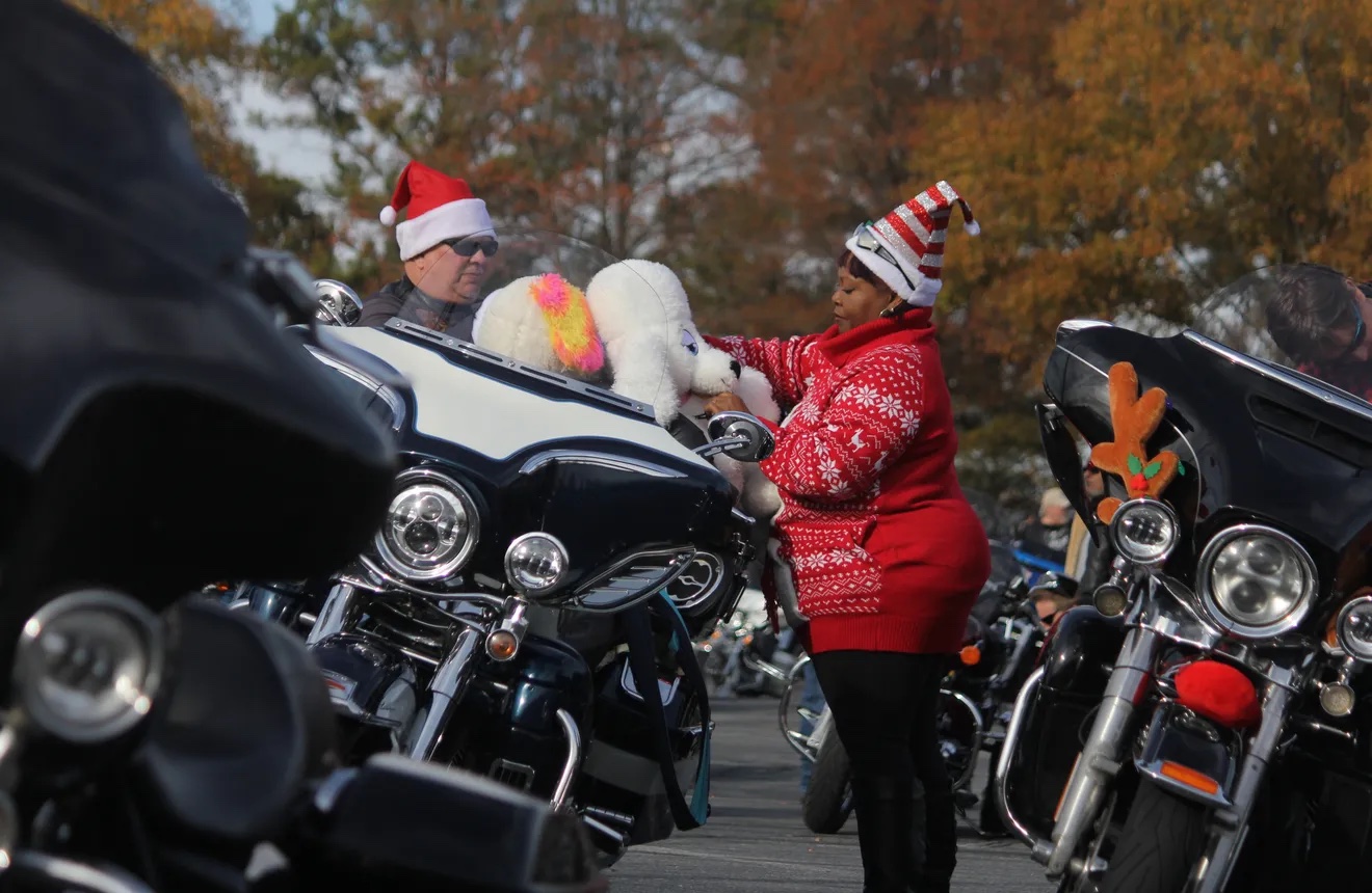 The 41st Annual Anderson Toy Parade Charity event, in which thousands of motorcyclists attended, helping hundreds of families in anticipation of this year's end-of-year holidays.