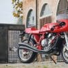 A side view of the Magni Italia - a special edition bike created by the Magni boys in commemoration of their father passing five years ago