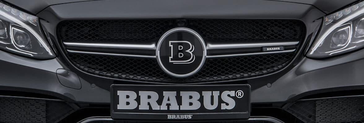 A view of a car that's been tuned by Brabus Automotive Tuning