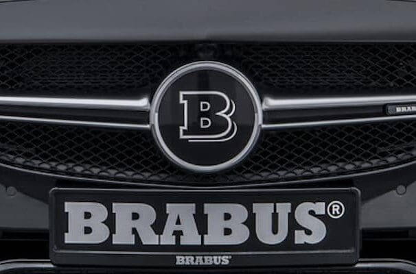 A view of a car that's been tuned by Brabus Automotive Tuning