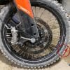 Front AX41 tire installed backwards on KTM 790 Adventure